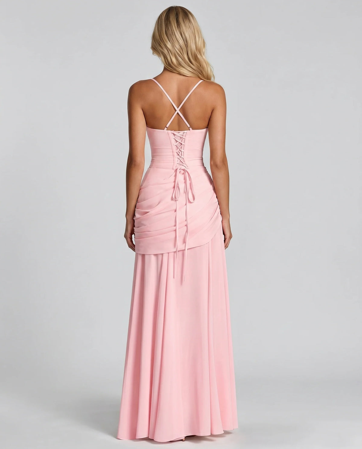 Roisin Ruched Wedding Guest Maxi Dress