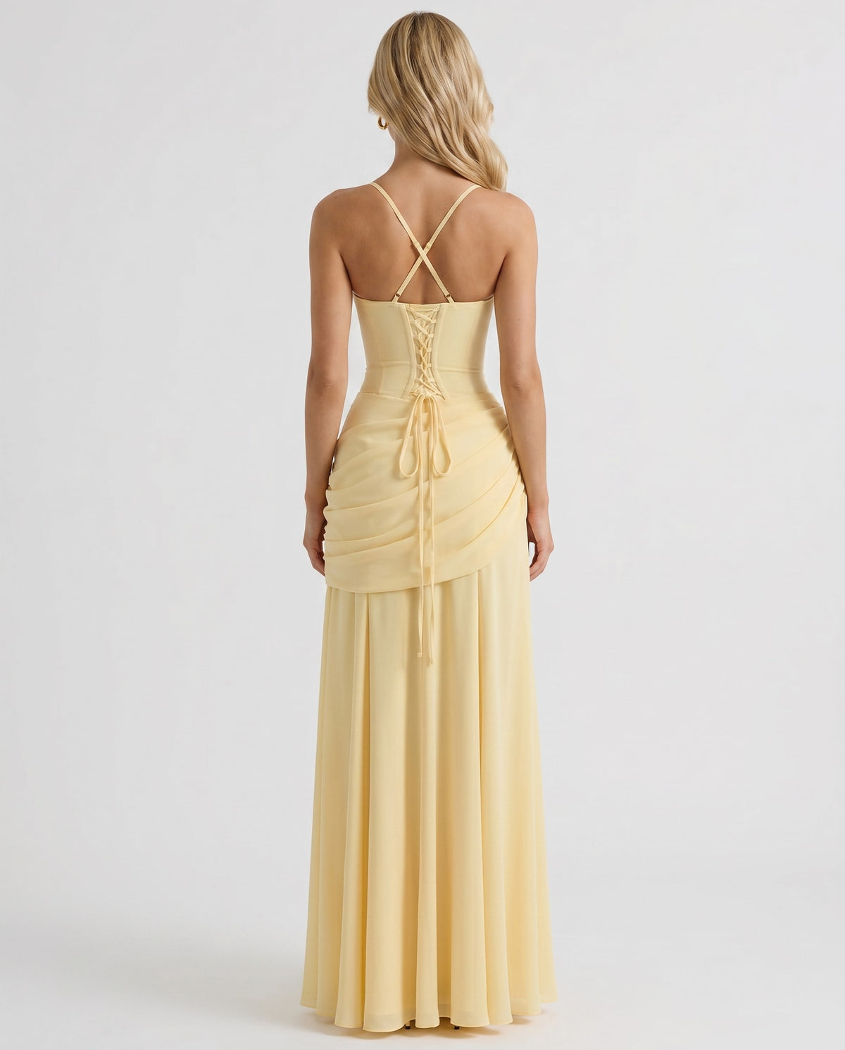 Roisin Ruched Wedding Guest Maxi Dress_3