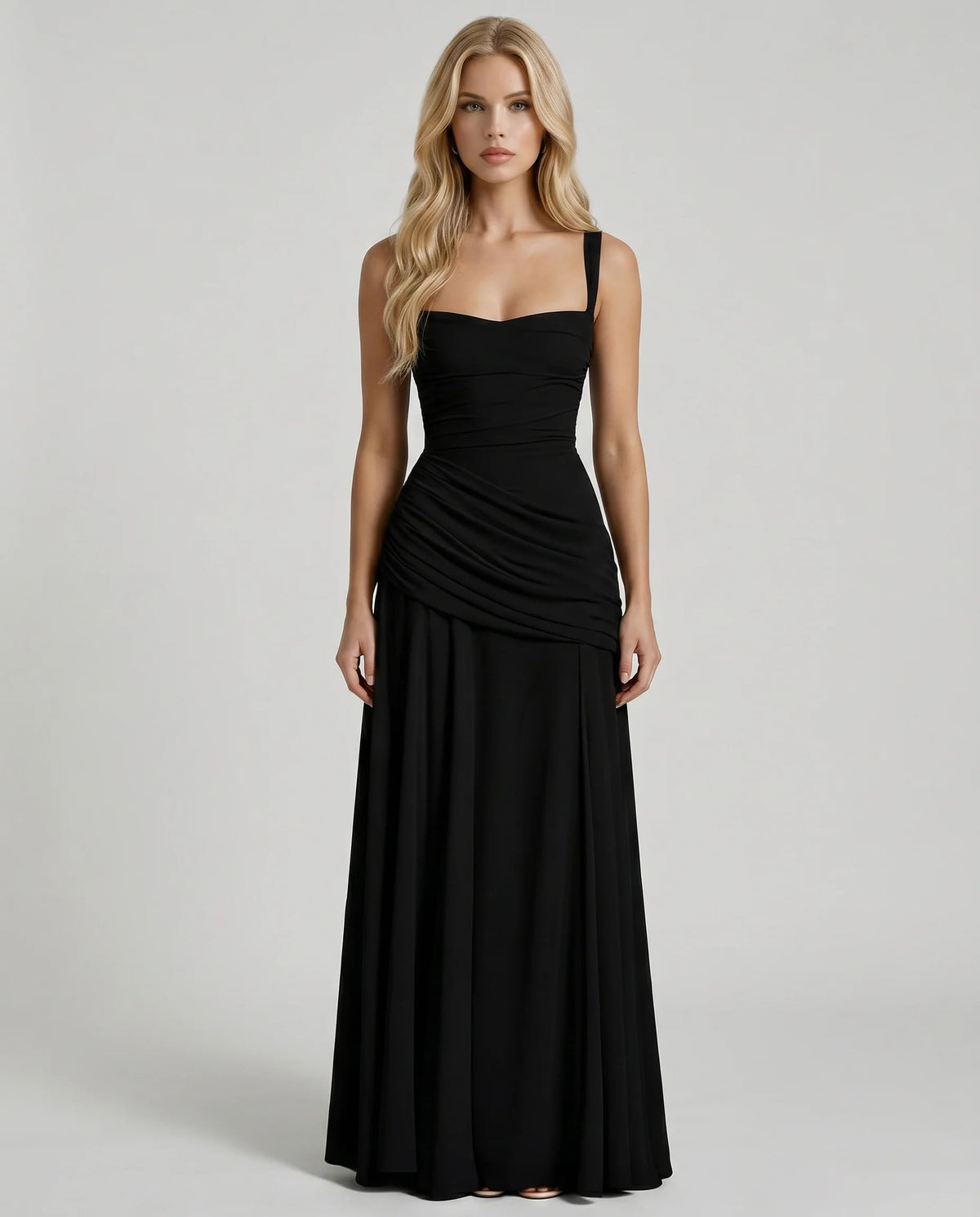 Roisin Ruched Wedding Guest Maxi Dress_7