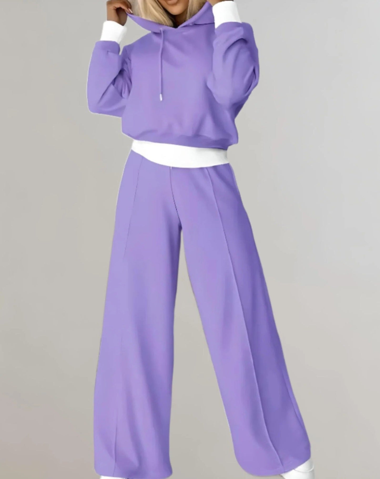 Caprice Cropped Hoodie Two-Piece Set_2