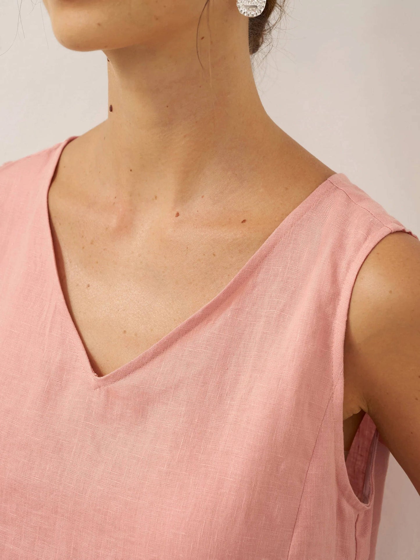 Berenice Linen Sleeveless Maxi Dress_10