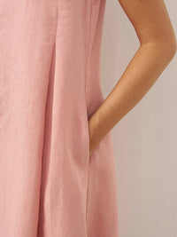 Berenice Linen Sleeveless Maxi Dress