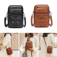 Dora Leather Phone Crossbody Bag