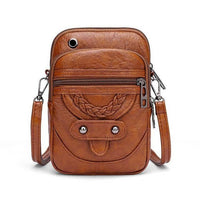 Dora Leather Phone Crossbody Bag