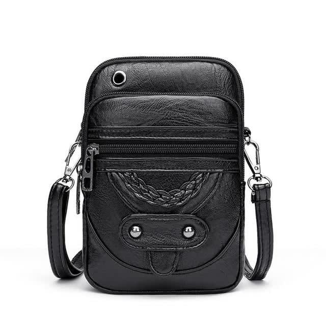 Dora Leather Phone Crossbody Bag