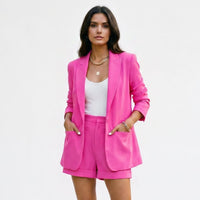 Nicola Tailored Two Piece Blazer and Shorts Set