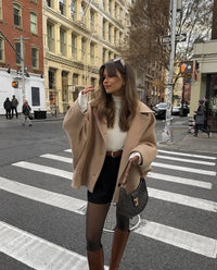 Sybil Wool Blend Oversized Coat