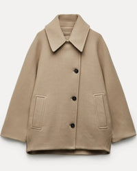 Sybil Wool Blend Oversized Coat