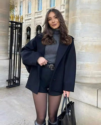 Sybil Wool Blend Oversized Coat