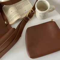 Dorothy Buckle Strap Slouchy Shoulder Bag