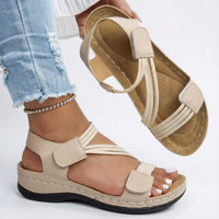 Felicity Adjustable Strap Wedge Orthopedic Sandals