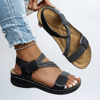 Felicity Adjustable Strap Wedge Orthopedic Sandals