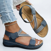 Felicity Adjustable Strap Wedge Orthopedic Sandals