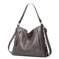 Edith Slouchy Leather Hobo Bag