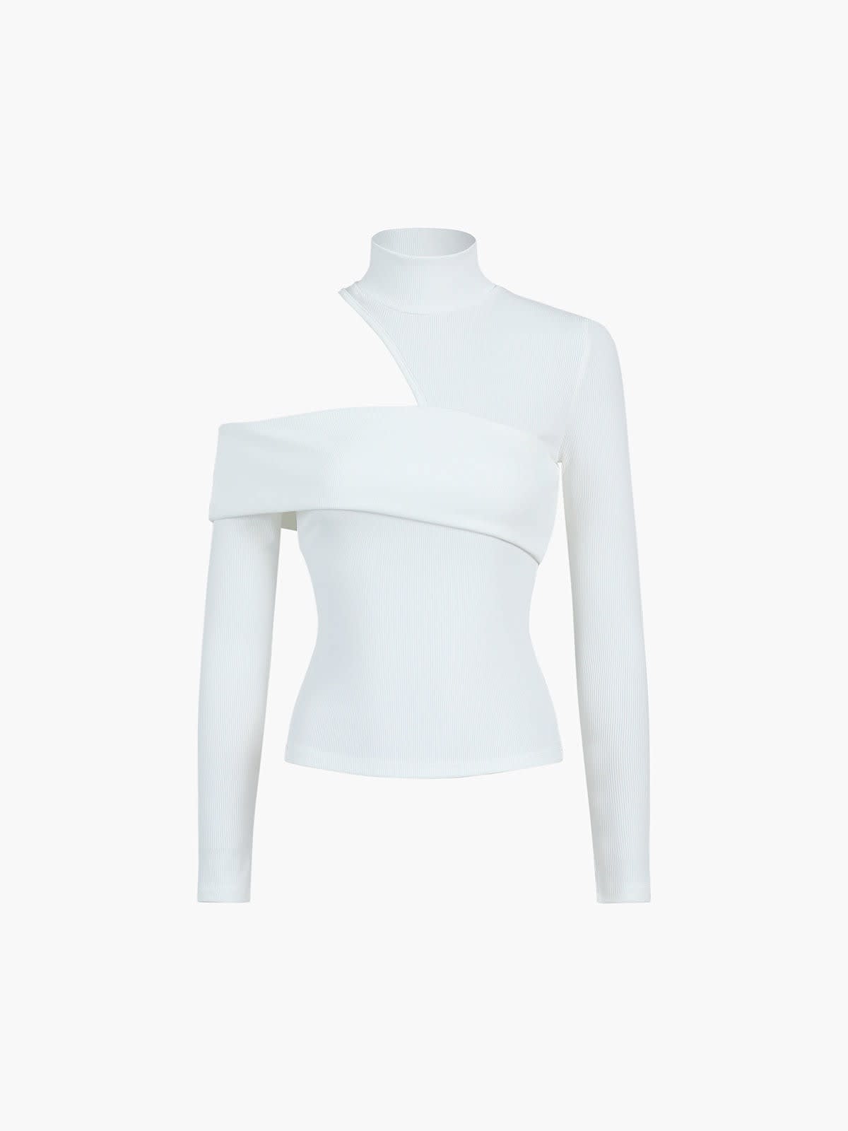 Miranda Ribbed Cut Out Knit Top