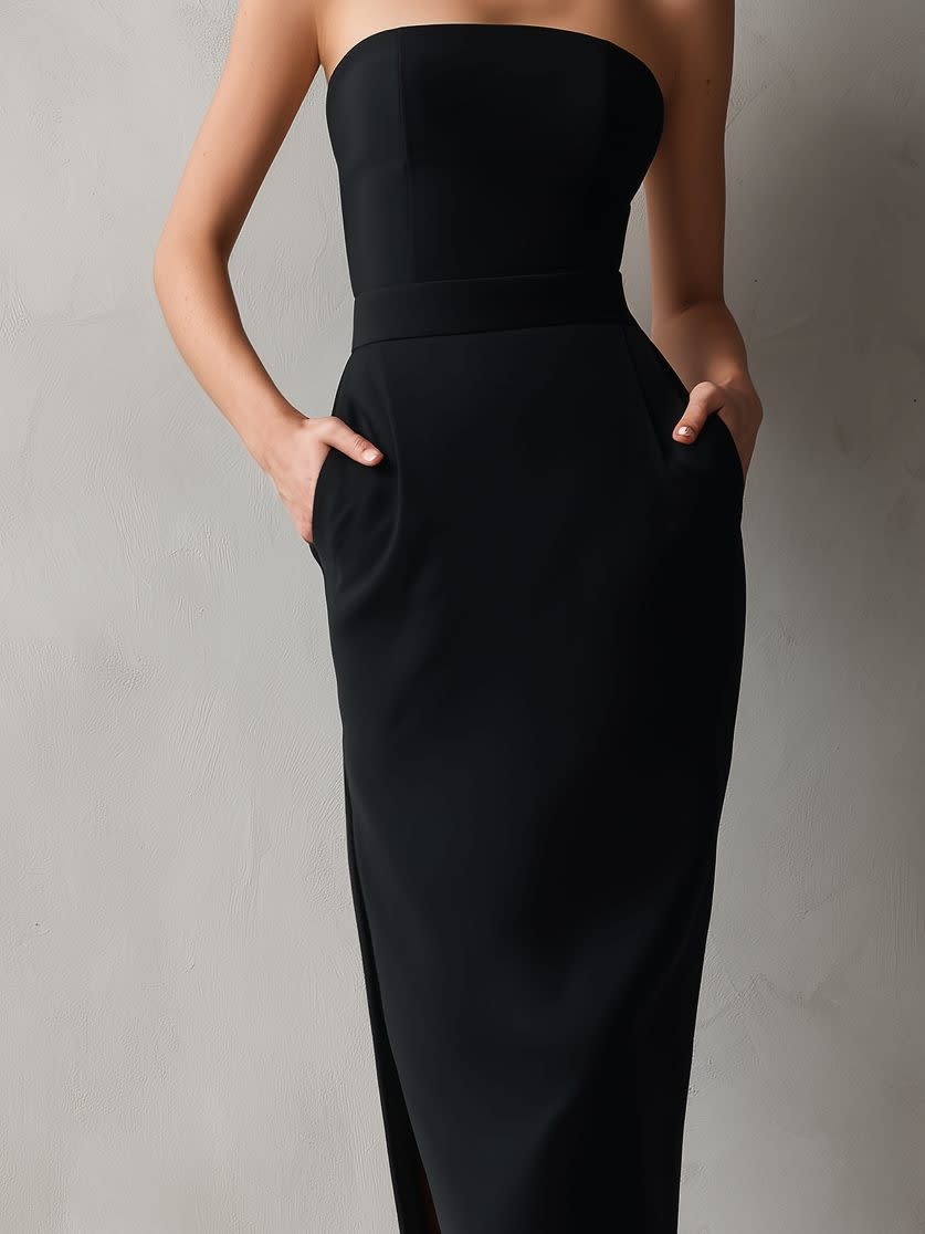 Nadine Strapless Bodycon Midi Dress_4