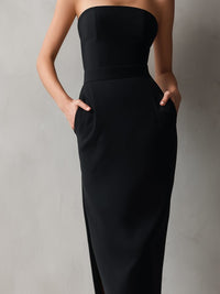 Nadine Strapless Bodycon Midi Dress