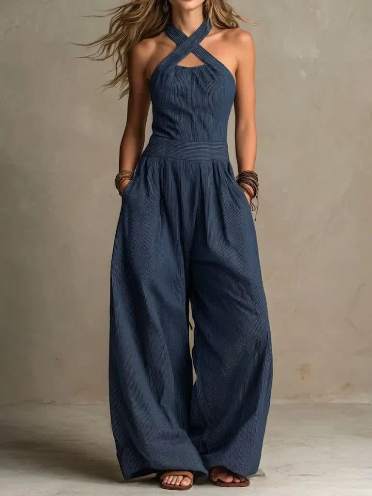 Milena Wide Leg Halter Jumpsuit_1