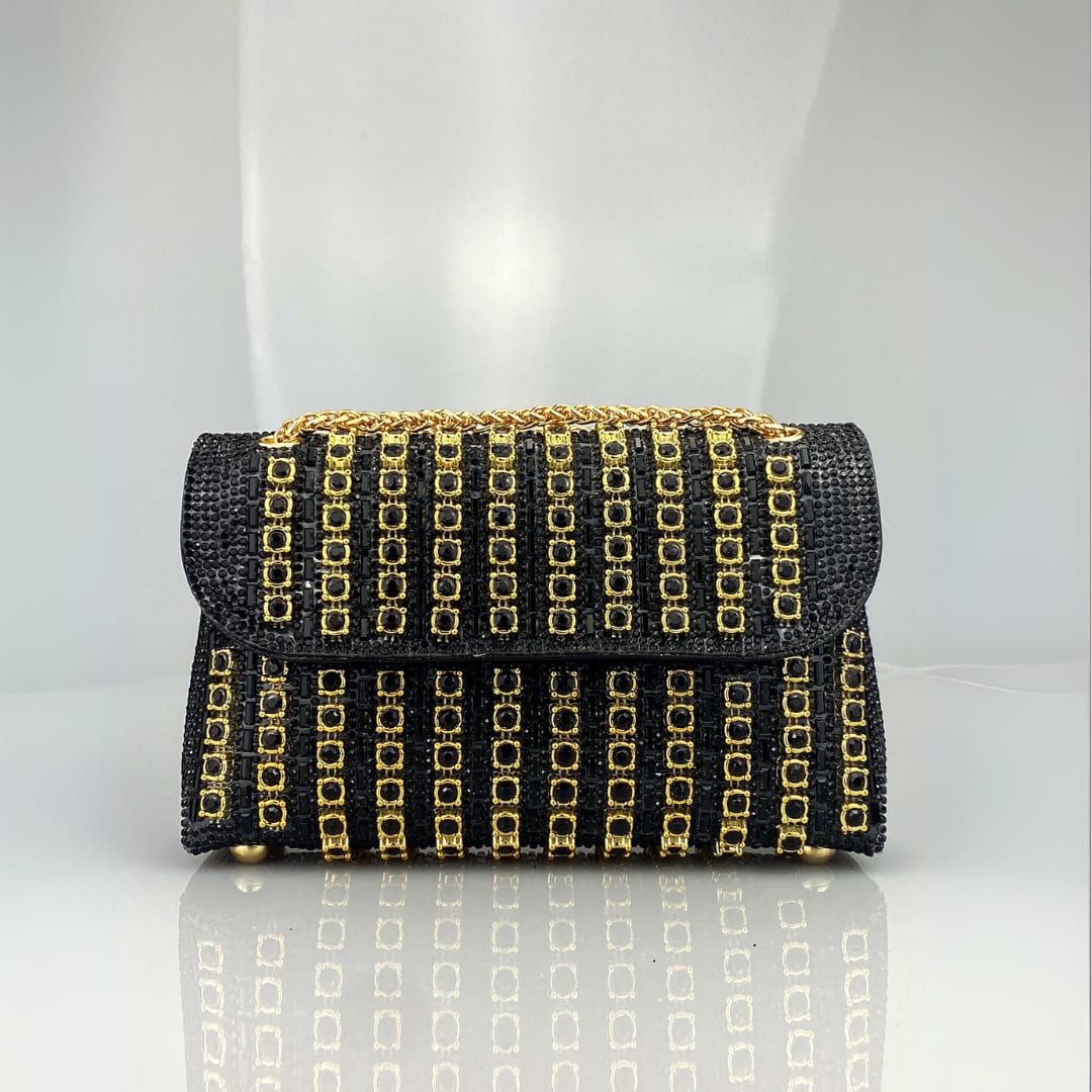 Alberta Rhinestone Evening Clutch Bag