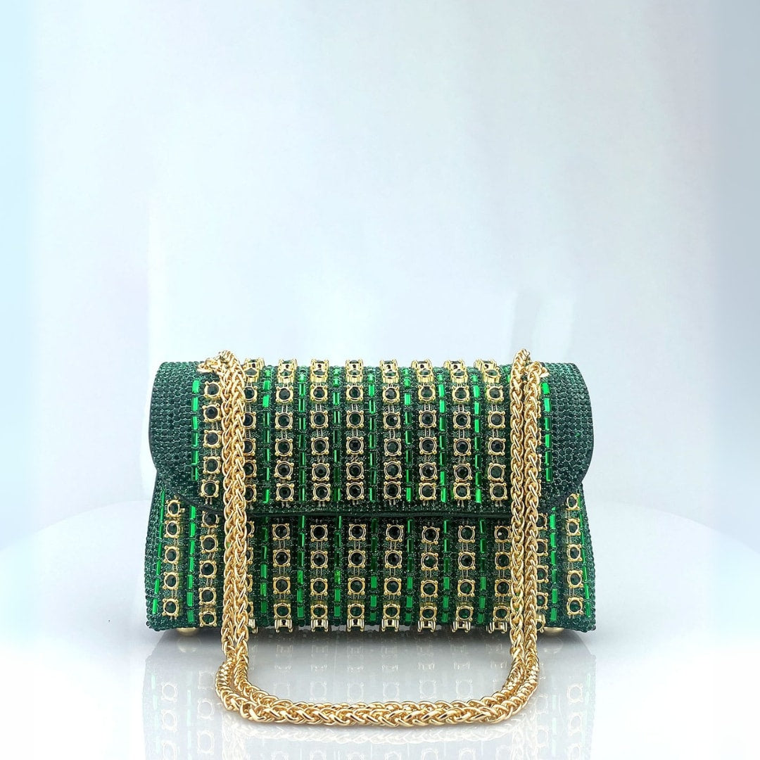 Alberta Rhinestone Evening Clutch Bag