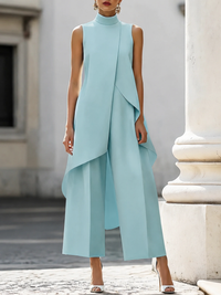 Meinir Tailored Wide-Leg Two-Piece Set