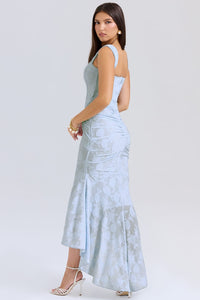 Odessa Lace Corset Wedding Guest Maxi Dress