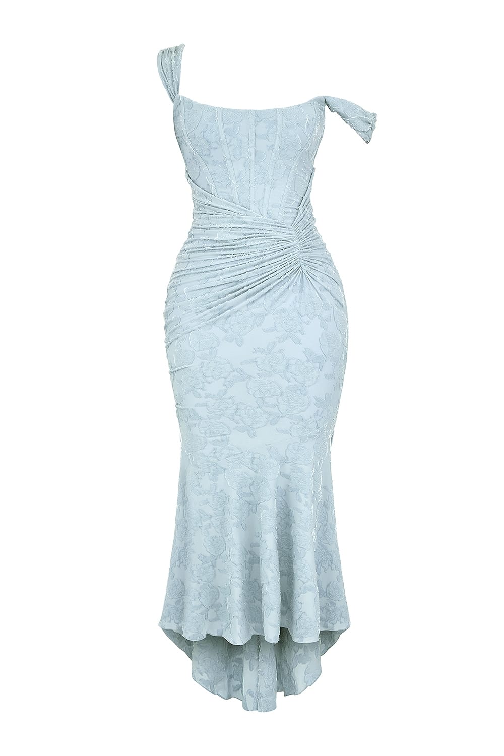 Odessa Lace Corset Wedding Guest Maxi Dress