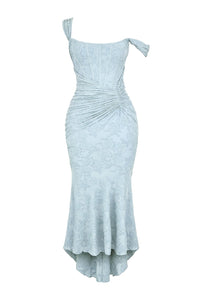 Odessa Lace Corset Wedding Guest Maxi Dress
