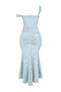 Odessa Lace Corset Wedding Guest Maxi Dress