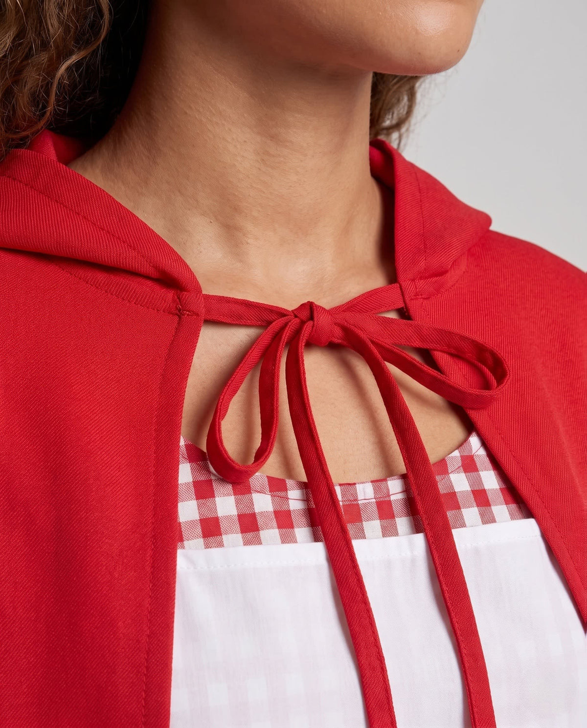Liana Gingham Red Riding Hood Costume Dress_2