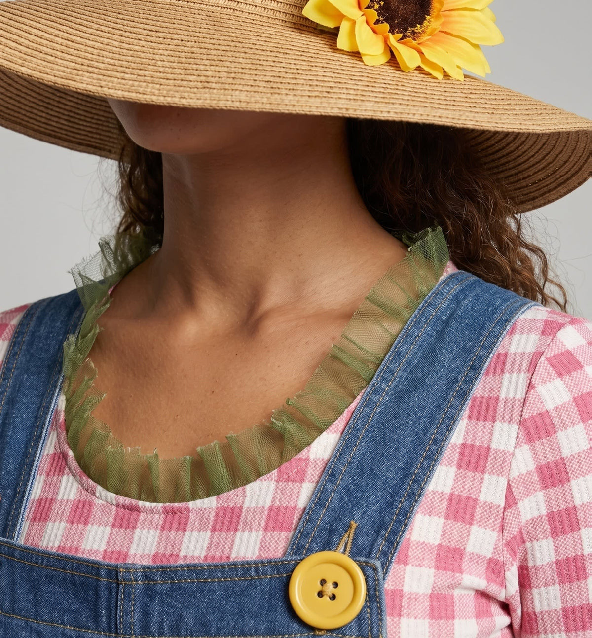 Emmy Sunflower Farmer Halloween Costume Dress