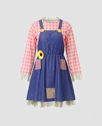 Emmy Sunflower Farmer Halloween Costume Dress