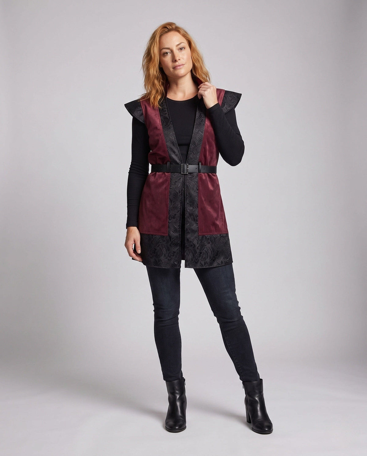 Yuna Gothic Brocade Costume Vest_1