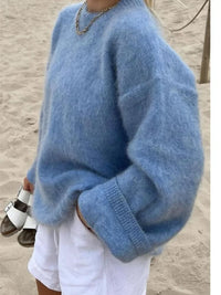 Etta Oversized Wool Blend Knit Sweater