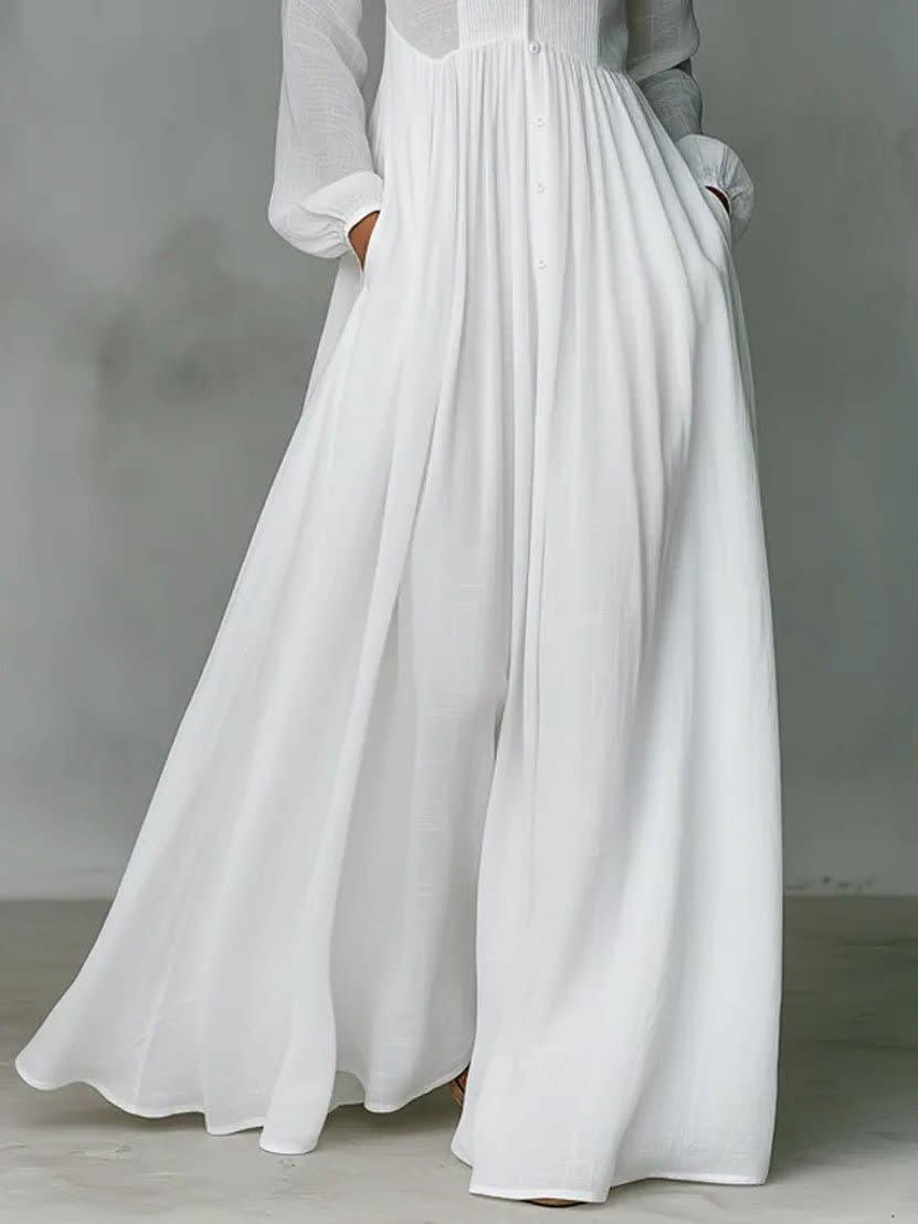 Aderyn Linen Blend Maxi Shirt Dress_6