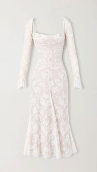 Phaedra Long Sleeve Lace Maxi Dress