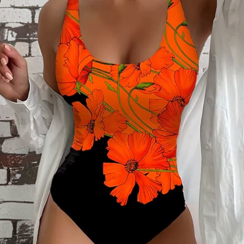 Primrose Yarborough Floral Print One Piece Swimsuit_1