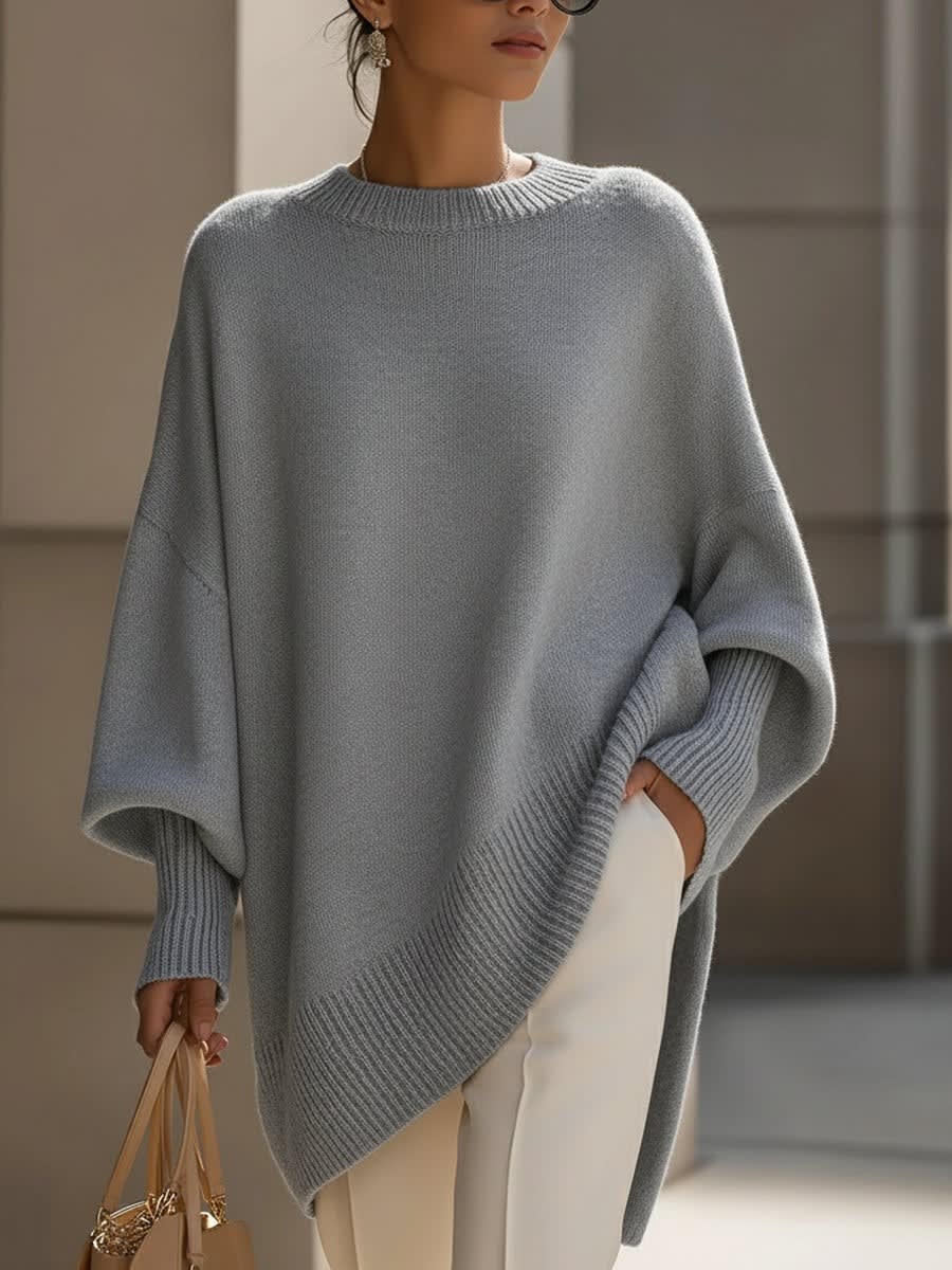 Ulani Oversized Drape Knit Sweater