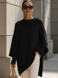 Ulani Oversized Drape Knit Sweater