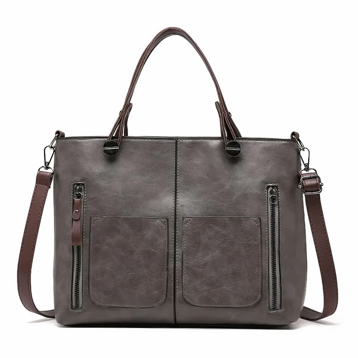 Ellen Water Resistant Faux Leather Tote Bag_10