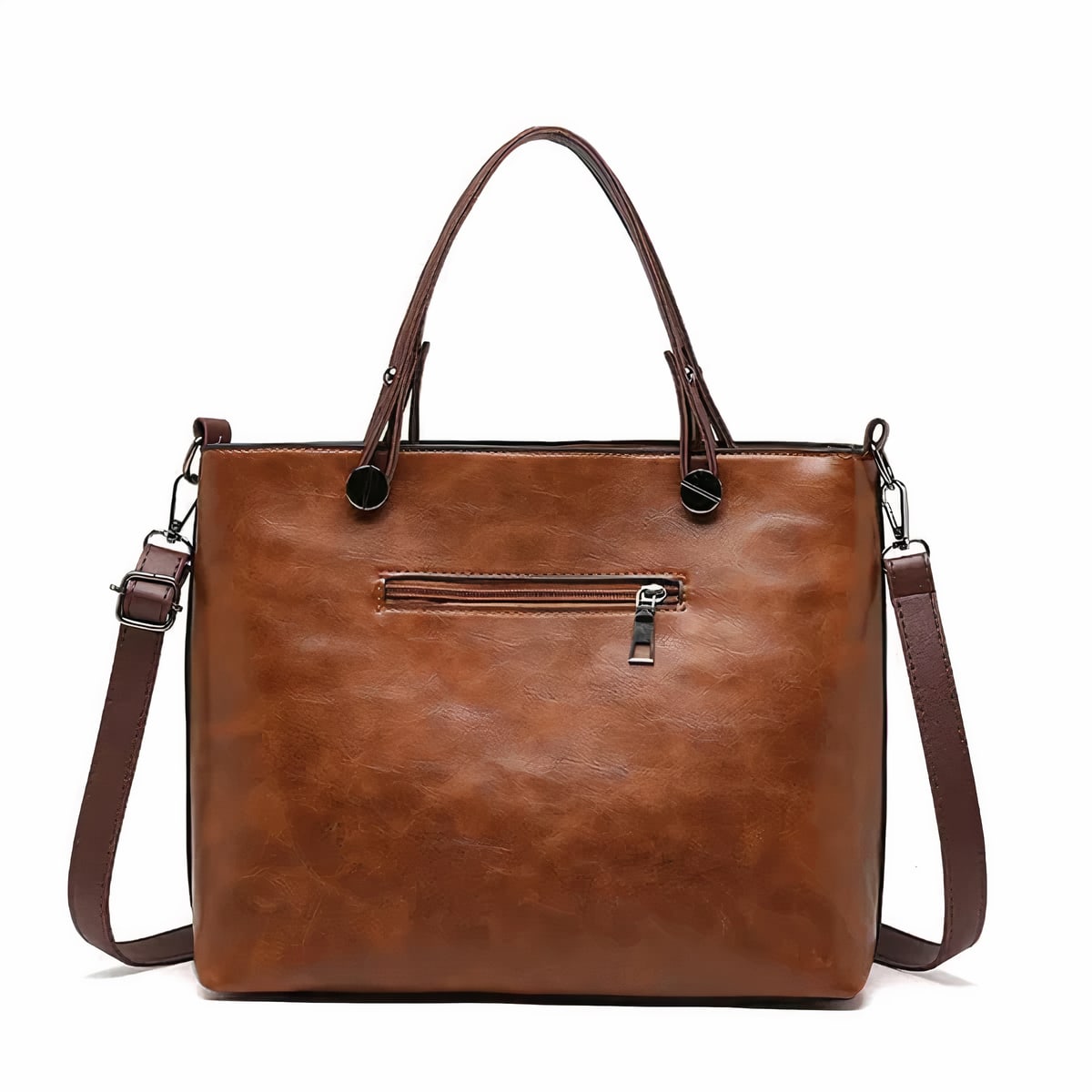 Ellen Water Resistant Faux Leather Tote Bag_2