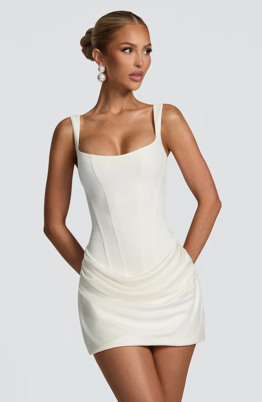 Portia Corset Cocktail Mini Dress_1