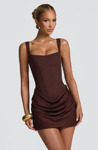 Portia Corset Cocktail Mini Dress