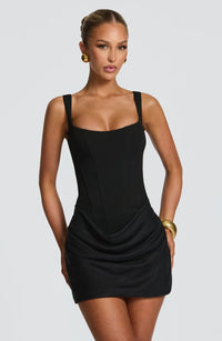 Portia Corset Cocktail Mini Dress