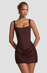 Portia Corset Cocktail Mini Dress