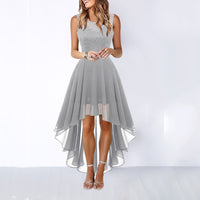 Vivien Lace High Low Wedding Guest Dress