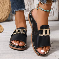 Cleo Buckle Slide Orthopedic Sandals