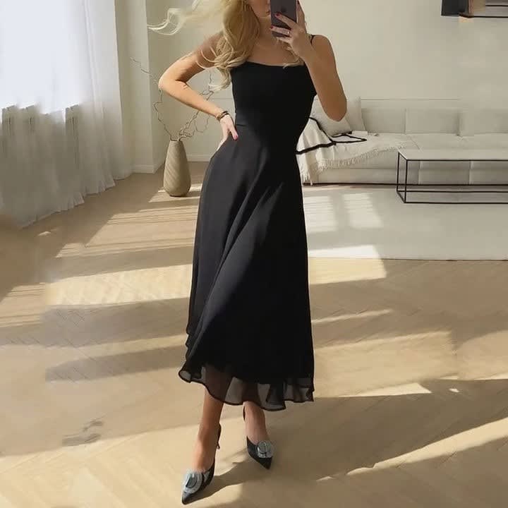Norah Square Neck Midi Wedding Guest Dress_2
