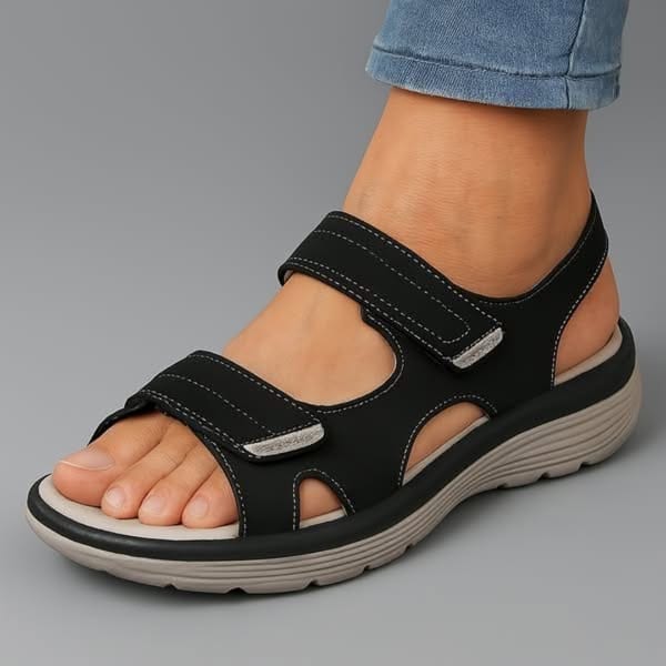 Leonie Adjustable Strap Walking Orthopedic Sandals_3