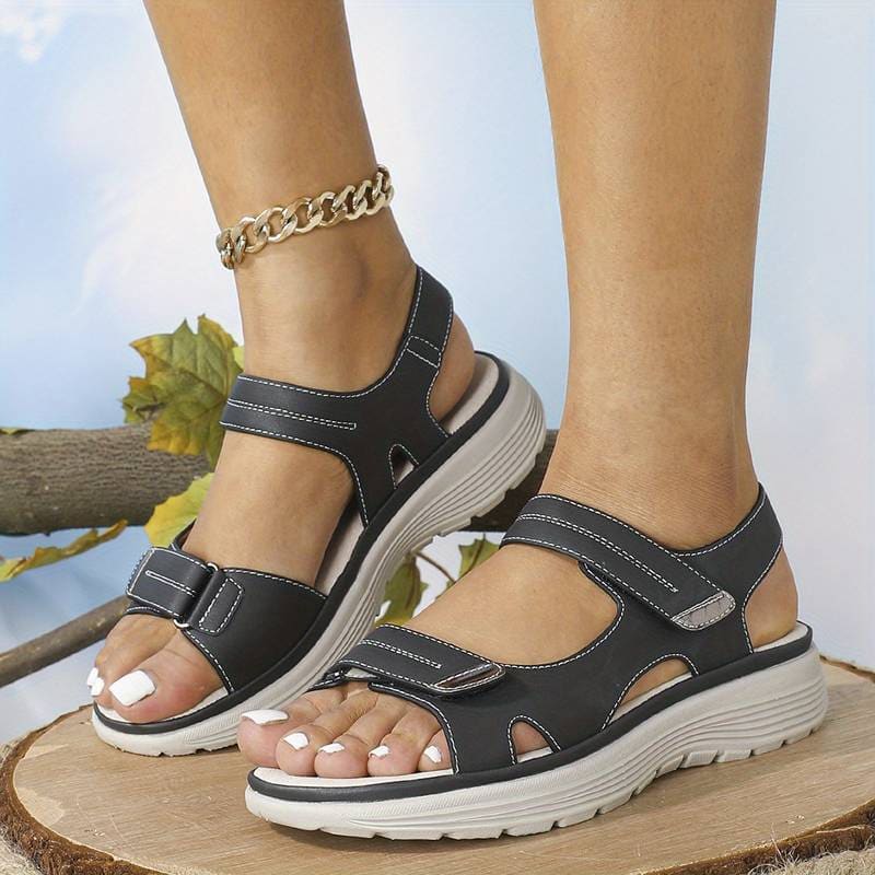 Leonie Adjustable Strap Walking Orthopedic Sandals_5
